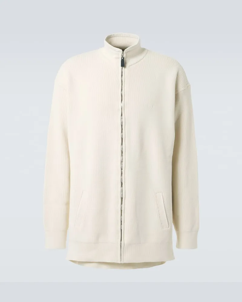 Balenciaga Jacke aus einem Baumwollgemisch Weiß