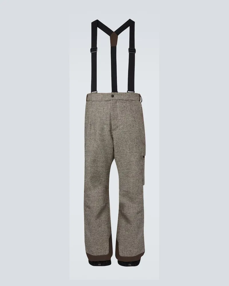 Moncler Skihose aus Wolle Grau