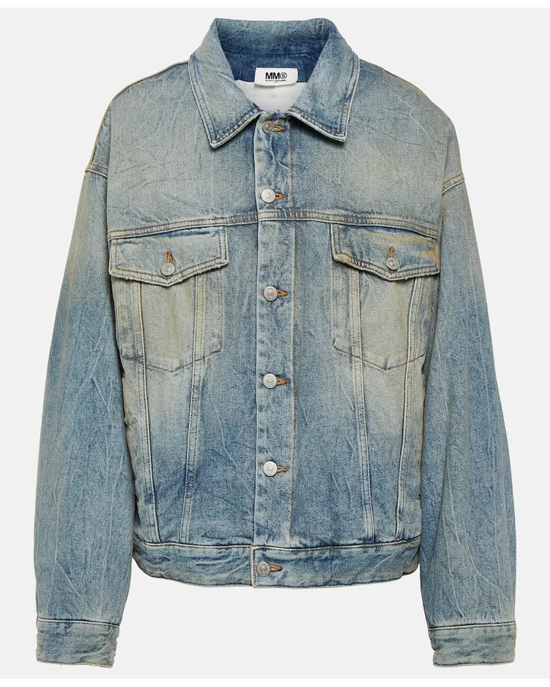 Maison Margiela Jeansjacke Blau