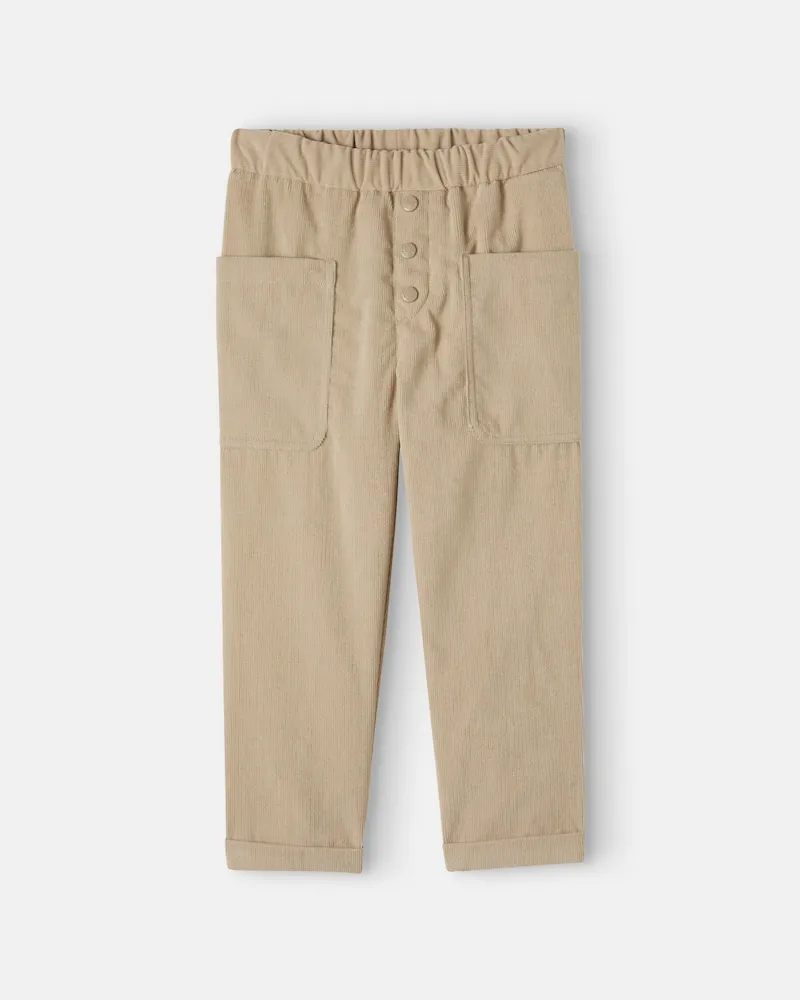 Moncler Baby Hose aus Cord Beige