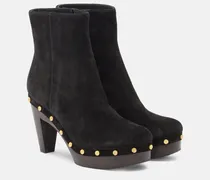 Ankle Boots Gavi aus Veloursleder