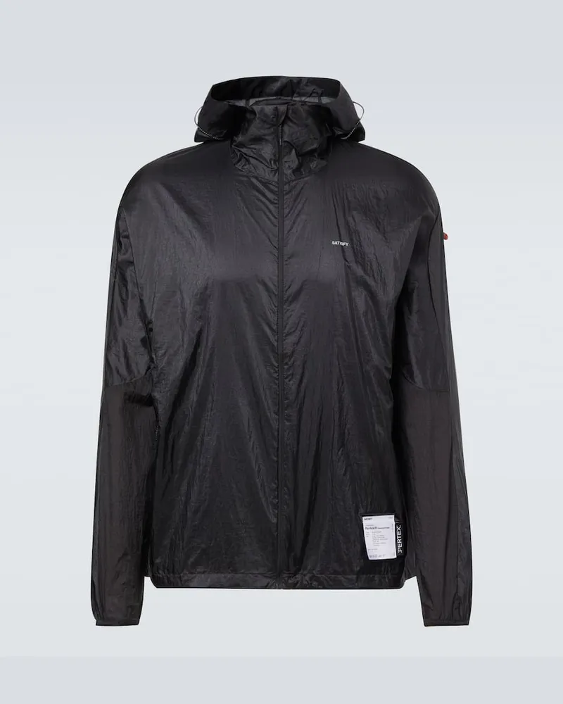 Satisfy Regenjacke Pertex Schwarz