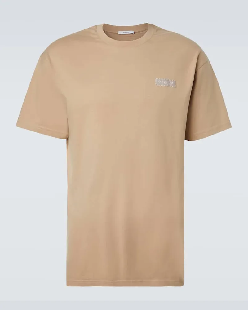 Givenchy T-Shirt aus Baumwoll-Jersey Beige