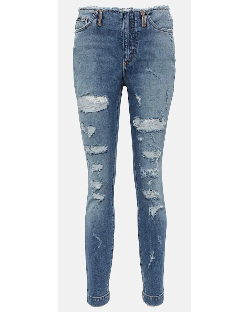 Dolce & Gabbana Skinny Jeans Blau