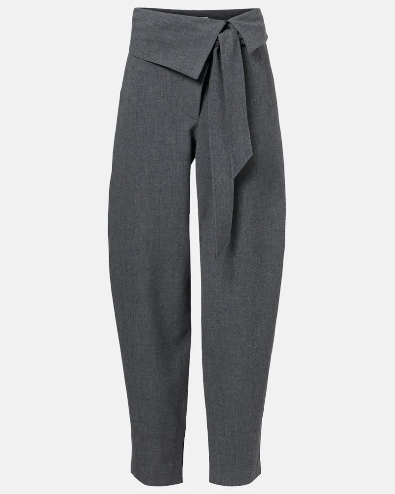 ATTICO Hose aus Cady Grau
