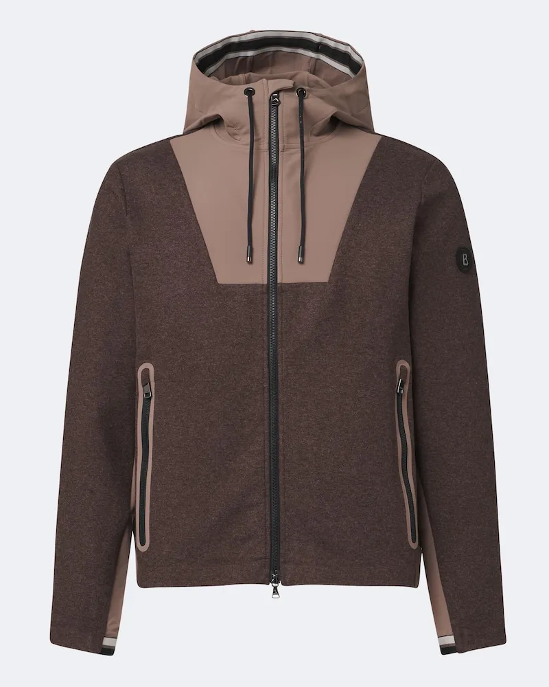 Bogner Ski-Kapuzenjacke Jannis Braun