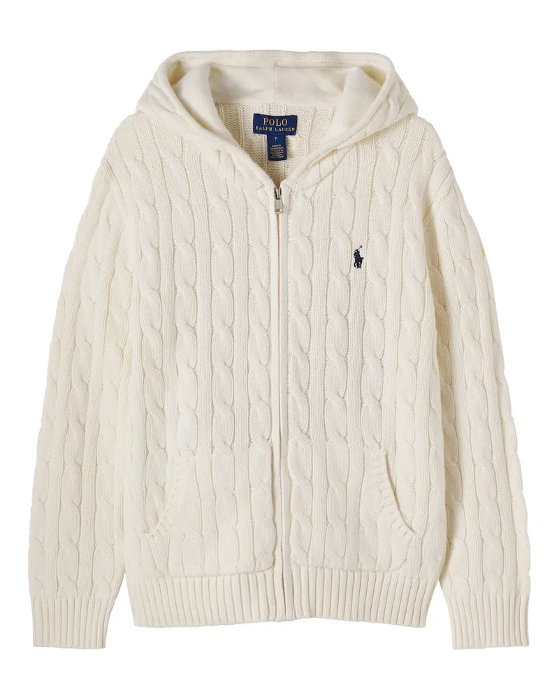 Ralph Lauren Kapuzenjacke aus Baumwolle Weiß