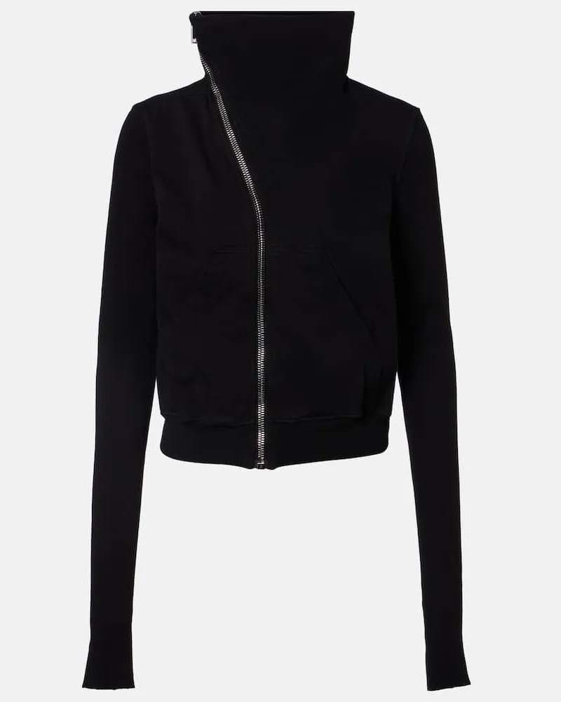 Rick Owens Sweatshirt aus Baumwoll-Jersey Schwarz