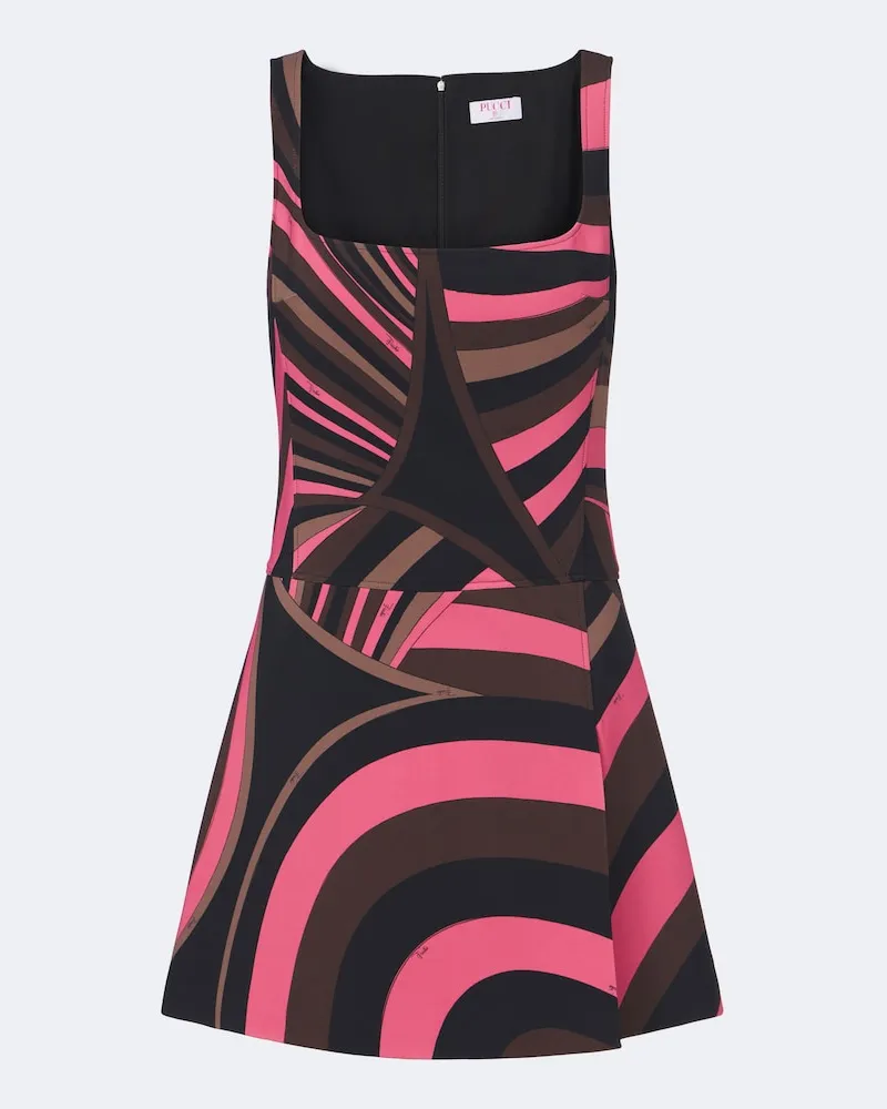Emilio Pucci Minikleid Iride aus Cady Multicolor