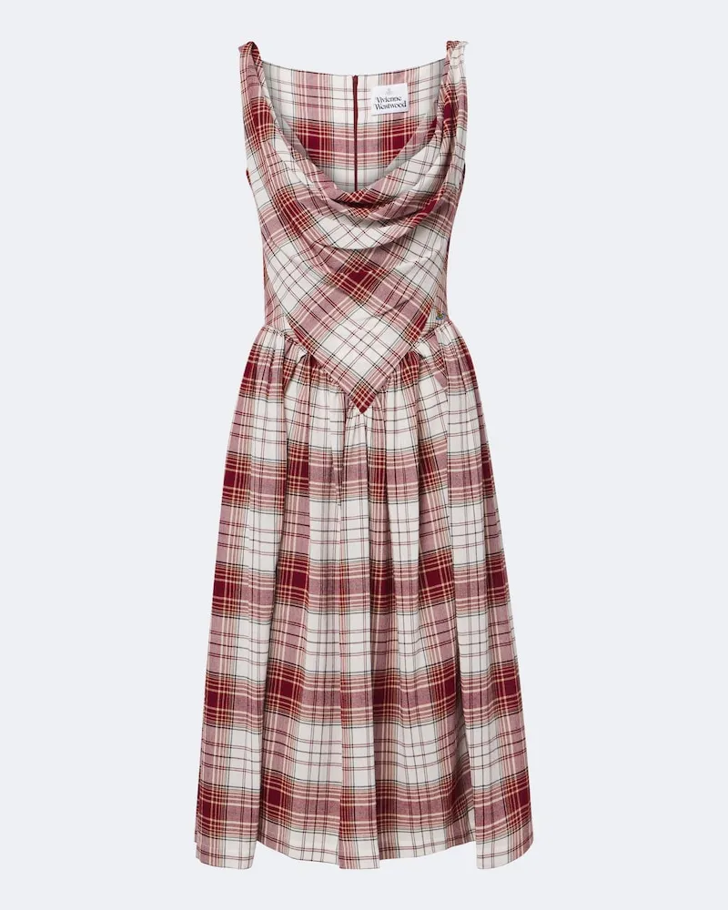 Vivienne Westwood Midikleid Sunday aus Crêpe Multicolor