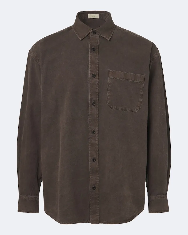 The Row Hemd Sadel aus Denim Braun