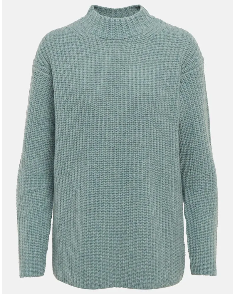 Vince Pullover aus einem Wollgemisch Blau