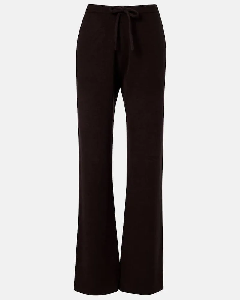 extreme cashmere Jogginghose Run aus einem Kaschmirgemisch Braun