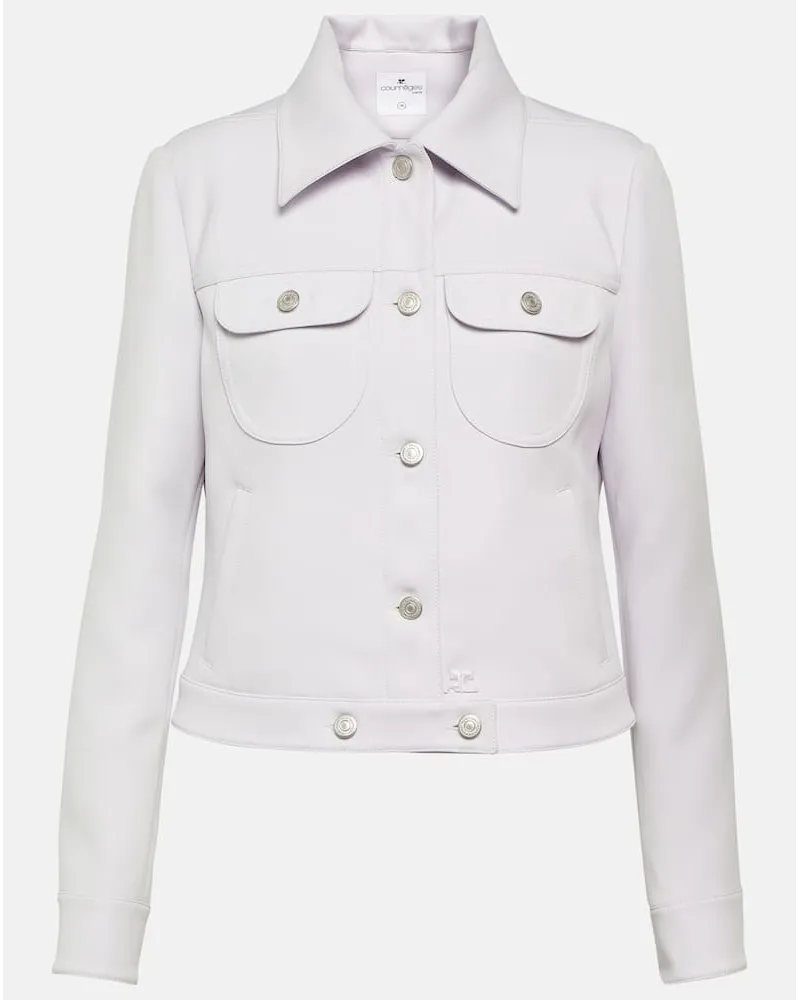 Courrèges Courreges Cropped-Jacke Weiss