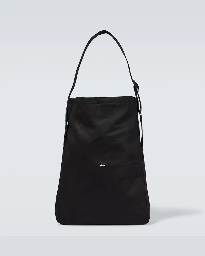 Our Legacy Crossbody Bag aus Denim Schwarz