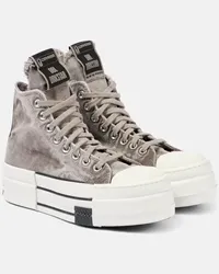 Rick Owens X Converse DRKSHDW Sneakers DBL Drkstar HI Grau