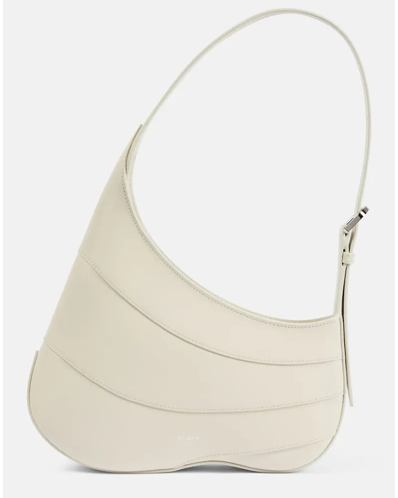 Alaïa Alaia Schultertasche aus Leder Weiss