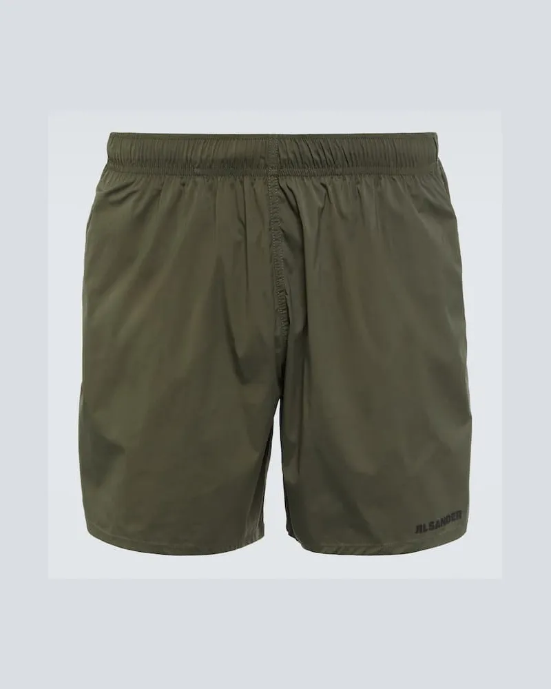 Jil Sander Badeshorts Grün