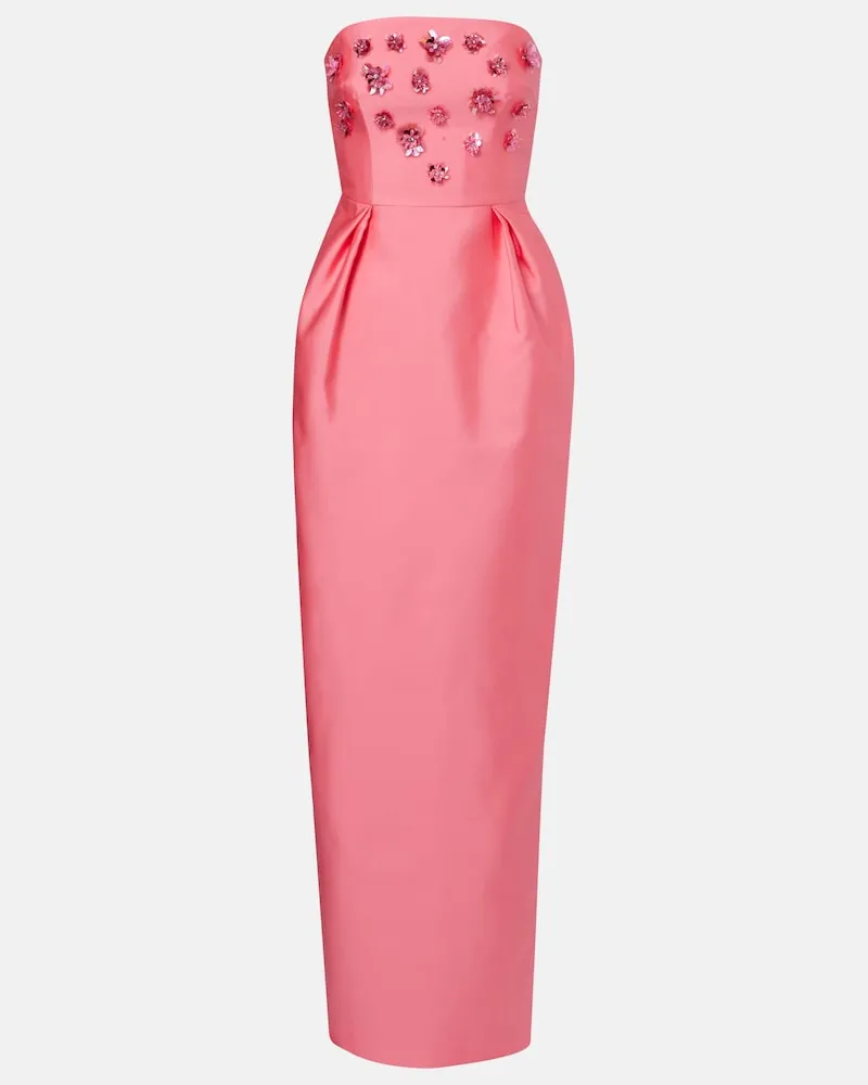 Rebecca Vallance Verzierte Robe Tilda Rosa