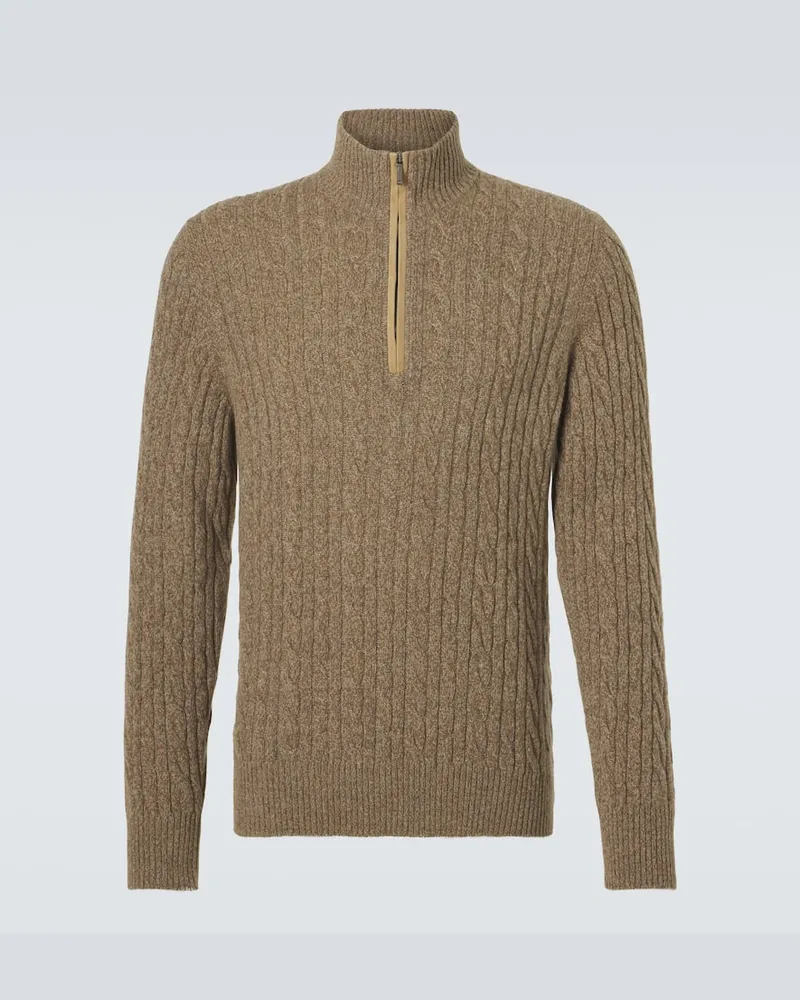 Loro Piana Pullover aus Kaschmir Braun