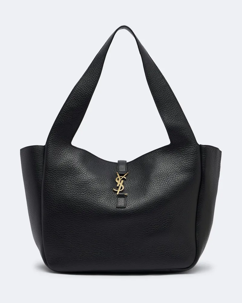 Saint Laurent Tote Bag Le 5 à 7 Bea aus Leder Schwarz