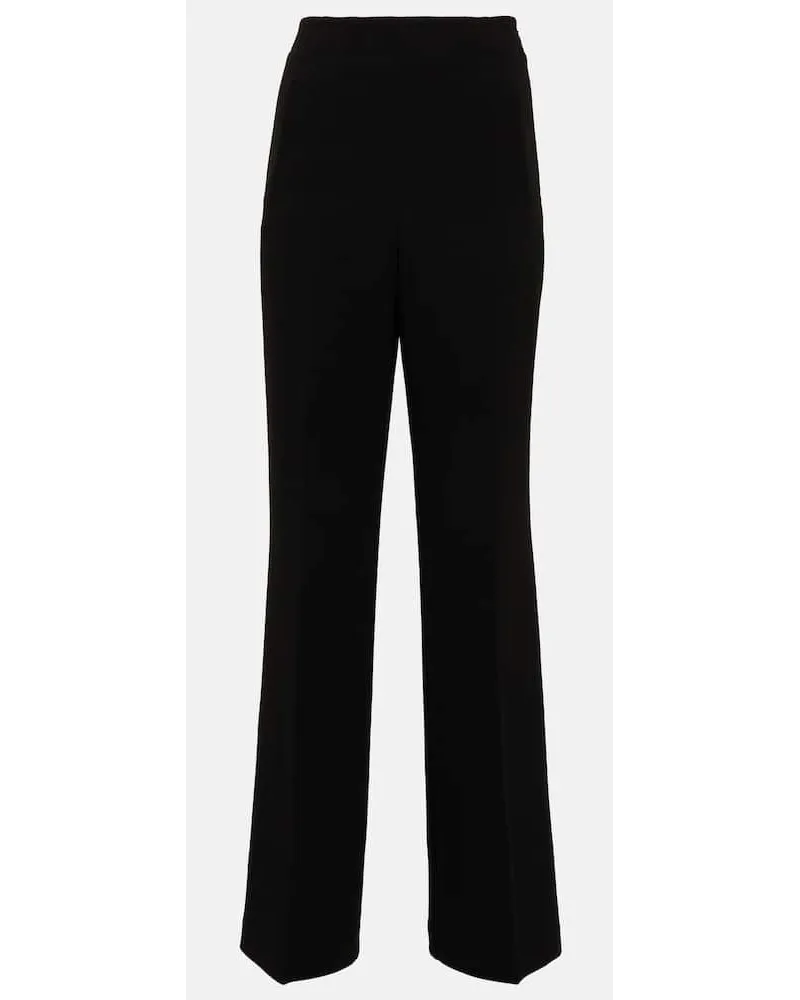 Roland Mouret High-Rise-Schlaghose Schwarz