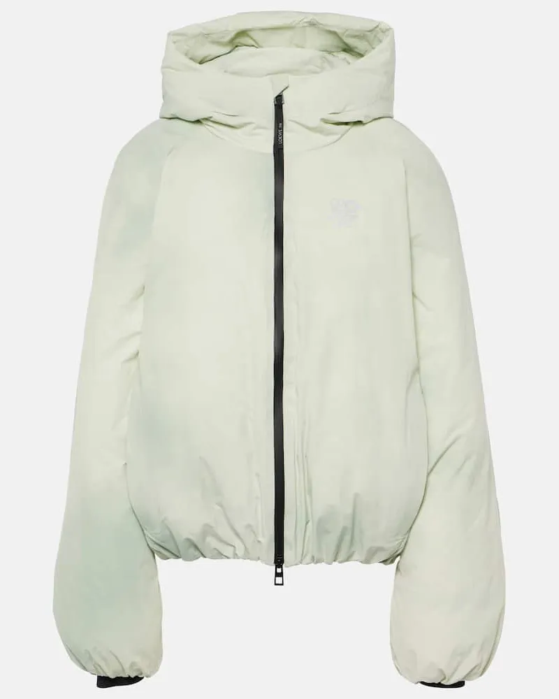 Loewe X On Wattierte Jacke Weiß