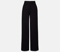 Weite Hose Yukio aus Gabardine