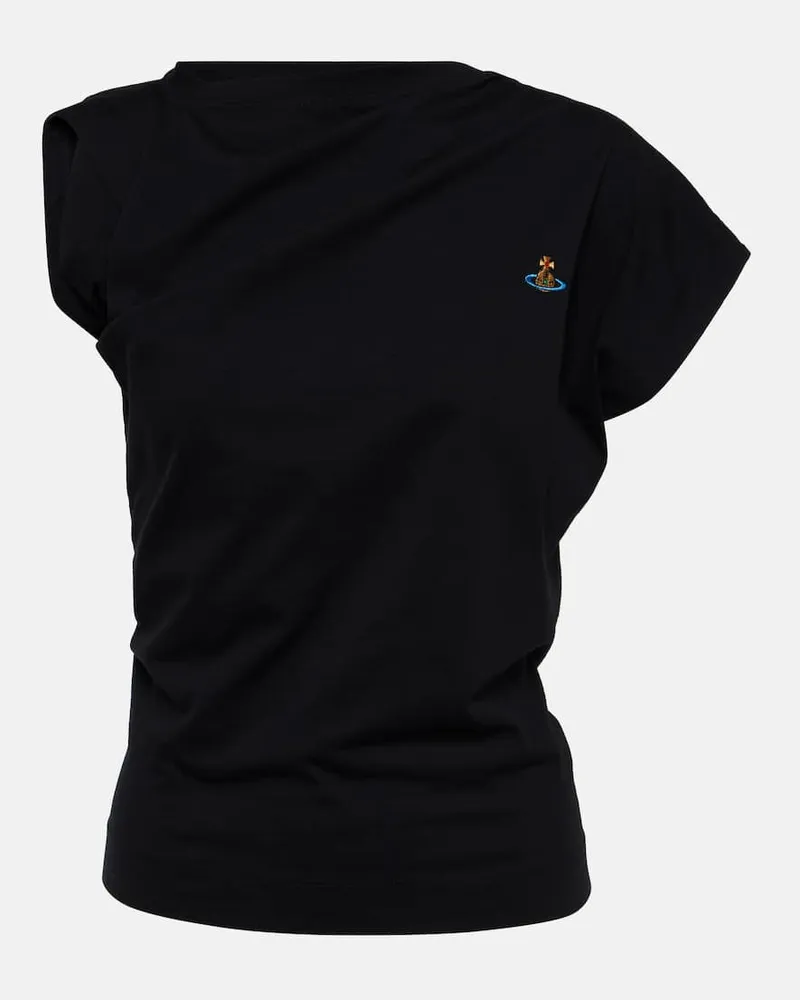 Vivienne Westwood Top aus Baumwolle Schwarz