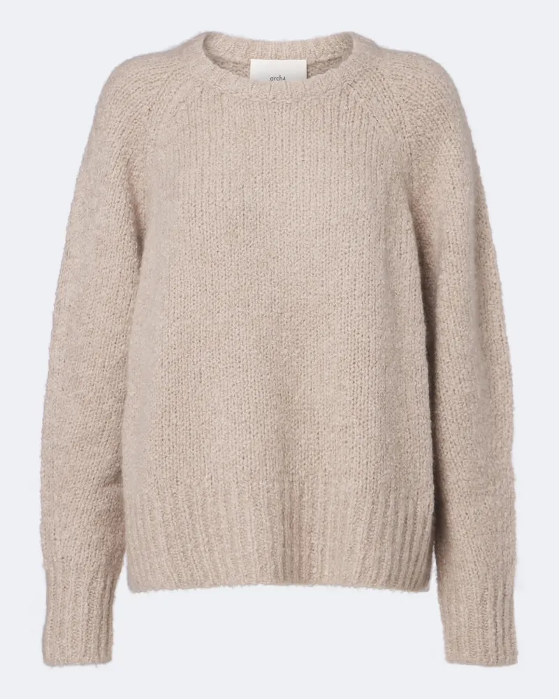 arch4 Pullover Candice aus Kaschmir und Seide Grau