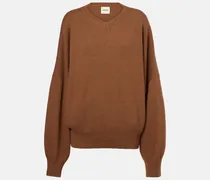 Oversize-Pullover Wolfe aus Kaschmir