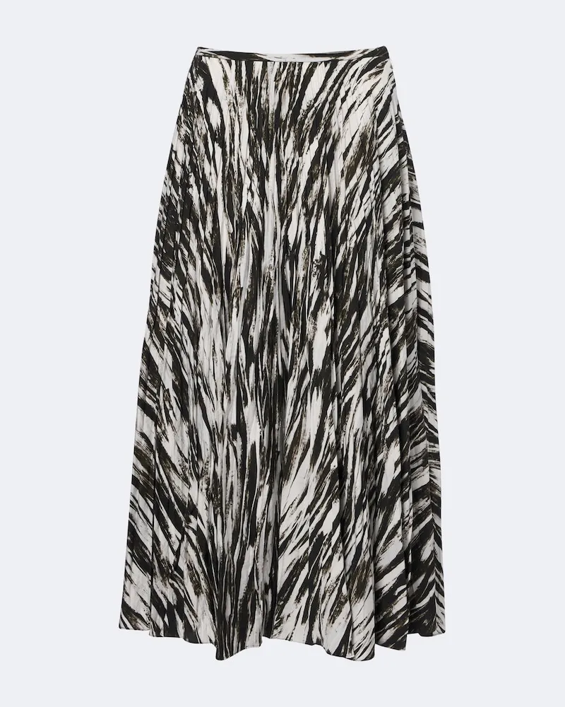 Proenza Schouler White Label Midirock Runa aus Twill Multicolor