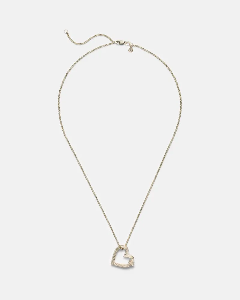 Sydney Evan Halskette aus 14kt Gelbgold mit Diamanten Gold