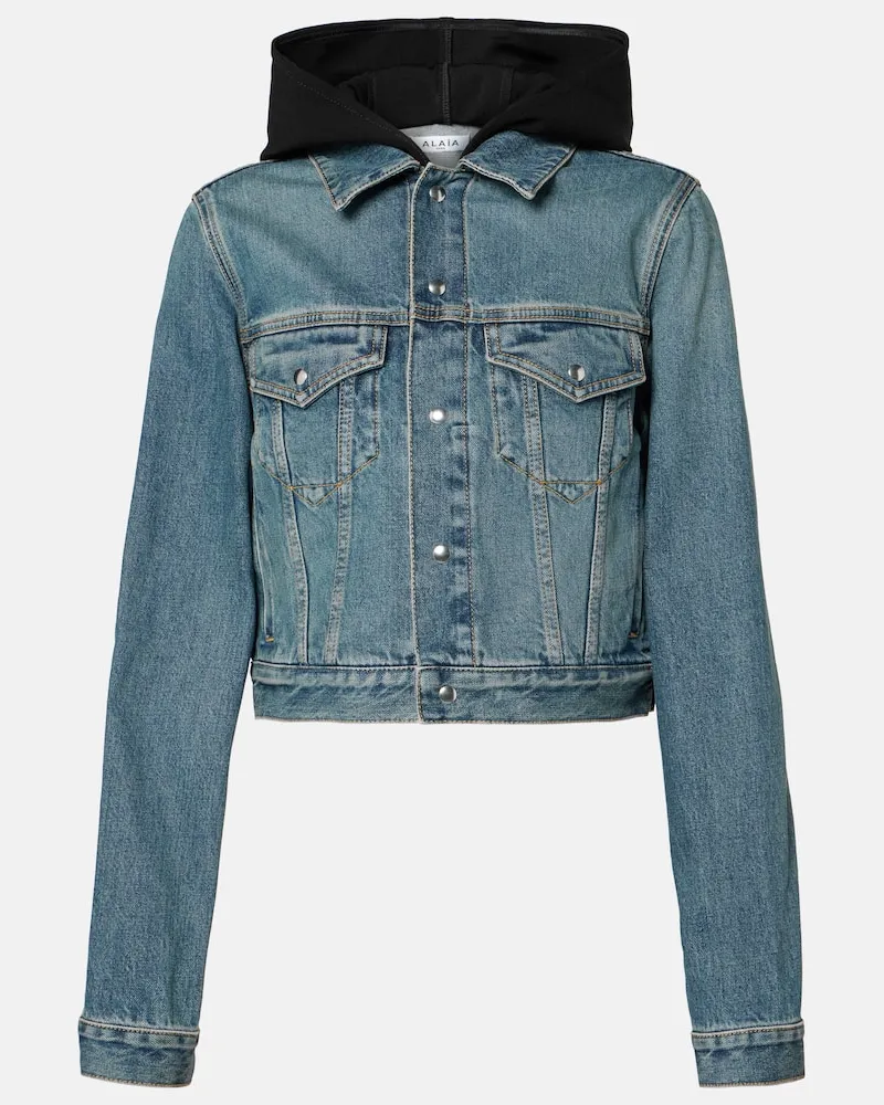 Alaïa Alaïa Jeansjacke Blau