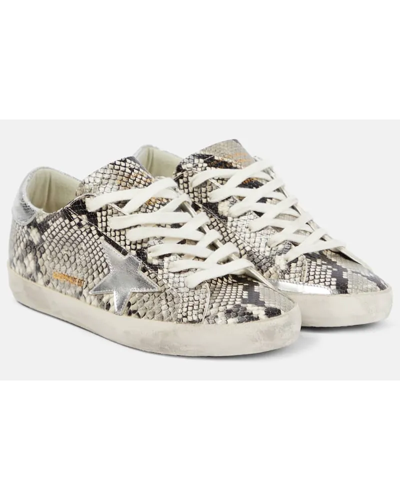 Golden Goose Sneakers Super-Star aus Leder Multicolor