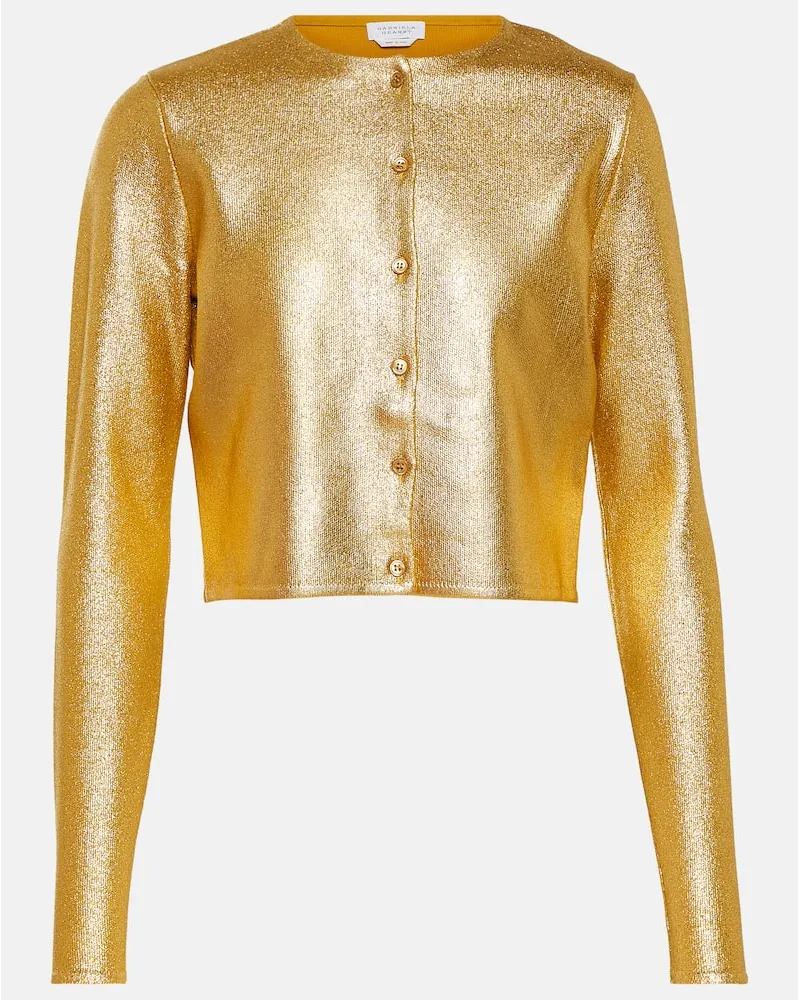 Gabriela Hearst Cardigan Katia aus Wolle Gold