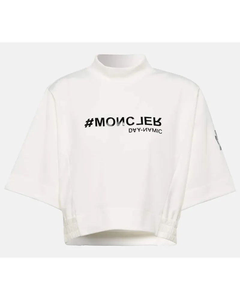 Moncler Bedrucktes T-Shirt Weiss