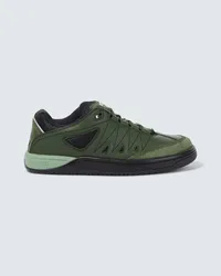 Kenzo Sneakers PXT aus Leder Gruen