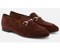 Loafers  Jordaan Horsebit aus Veloursleder