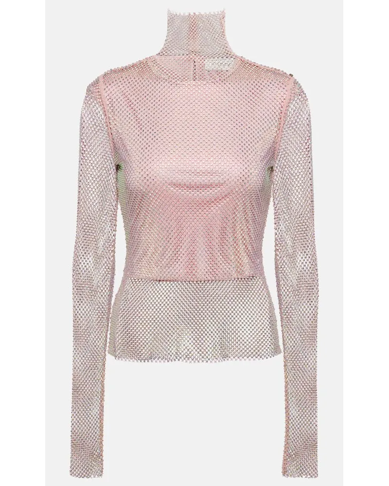 SPORTMAX Verziertes Top Pink