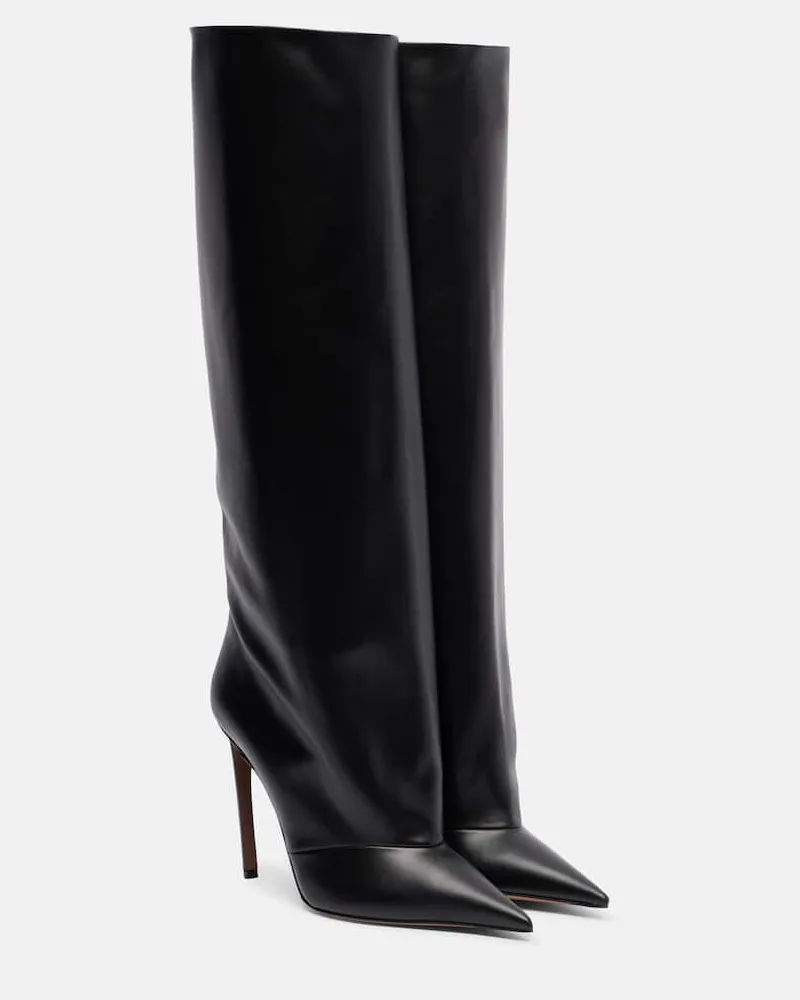 Dolce & Gabbana Stiefel aus Leder Schwarz
