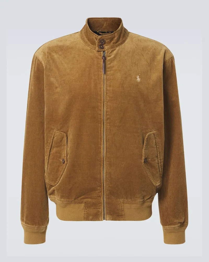 Ralph Lauren Jacke aus Baumwoll-Cord Braun