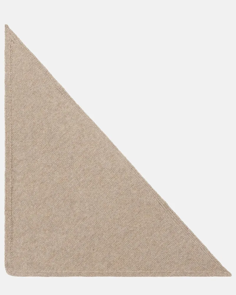 The Row Schal aus Kaschmir Beige