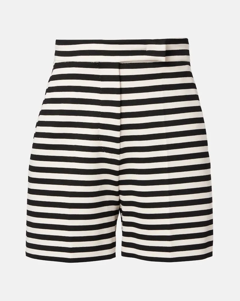 Max Mara High-Rise Shorts Ornica Schwarz