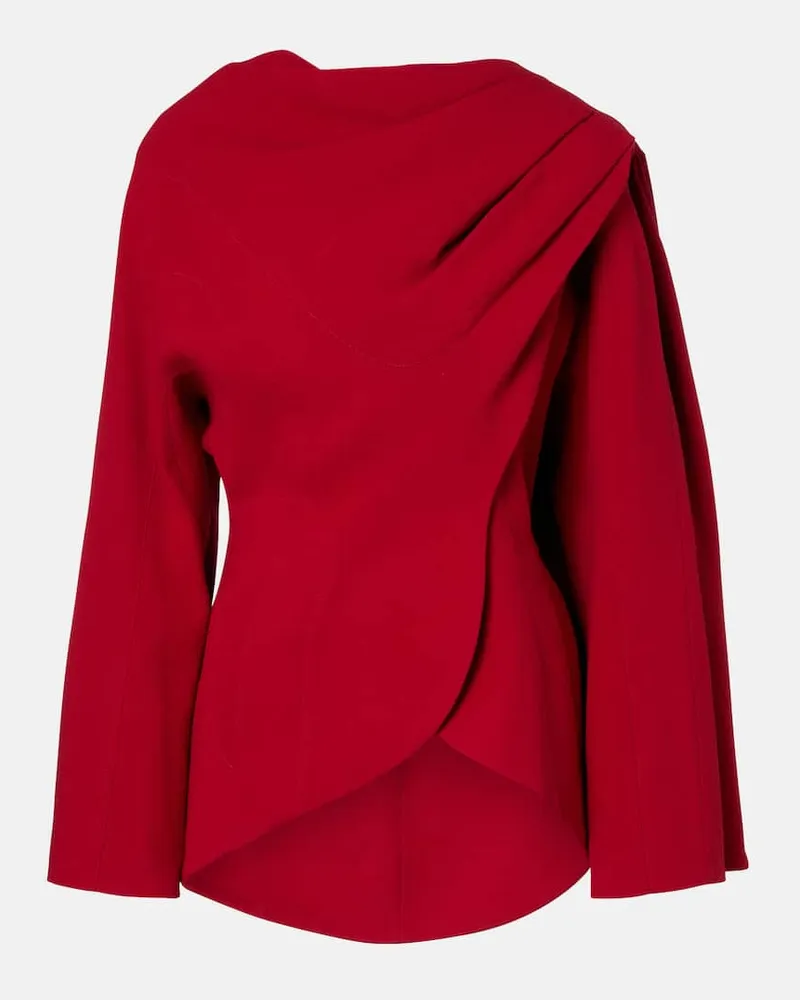 Thierry Mugler Jacke re/edit Chimère aus Schurwolle Rot