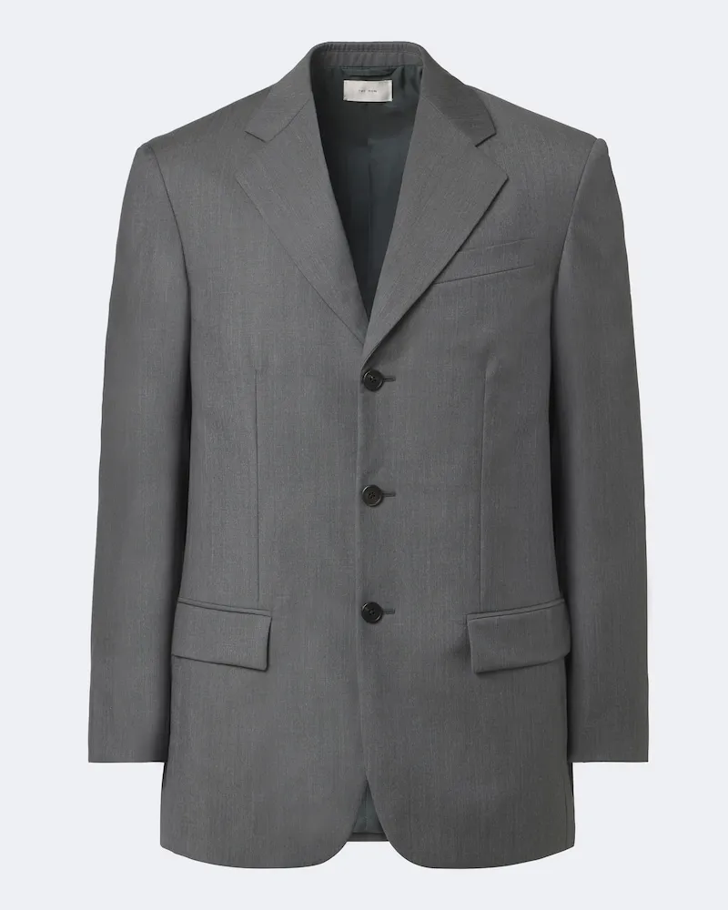 The Row Anzugjacke Wren aus Schurwolle Grau