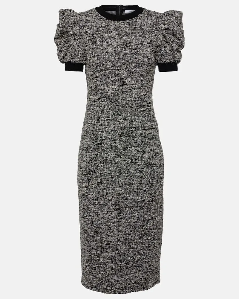 Max Mara Midikleid Ieti aus Bouclé Neutral