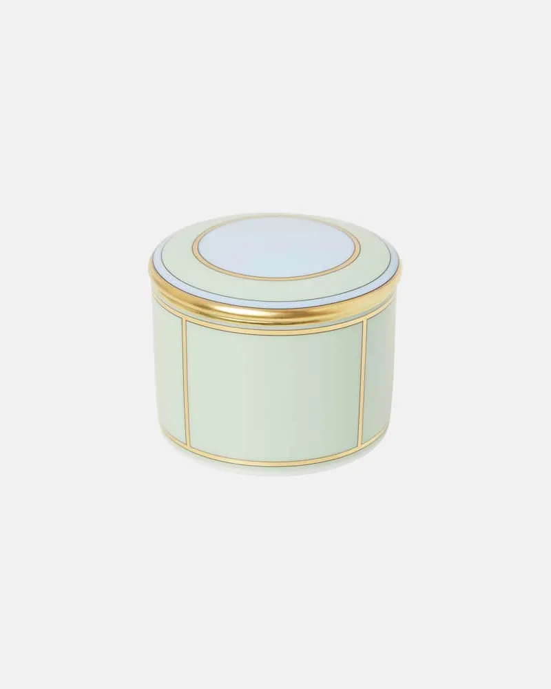 Ginori 1735 Zuckerdose Diva Grün