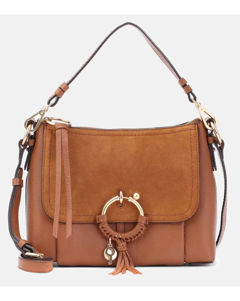 See by Chloé See By Chloe Schultertasche Joan Medium aus Leder Braun