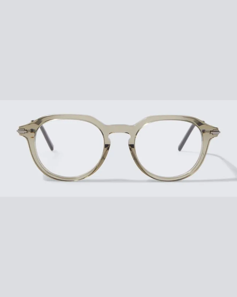 Dior Runde Brille DiorBlackSuit Braun